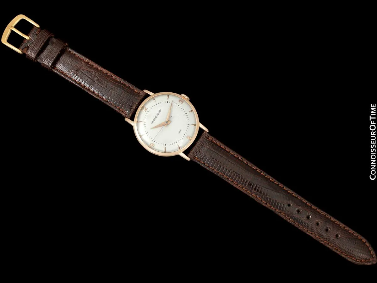 1946 Jeager-LeCoultre Vintage Large Mens Watch - 18K Rose Gold