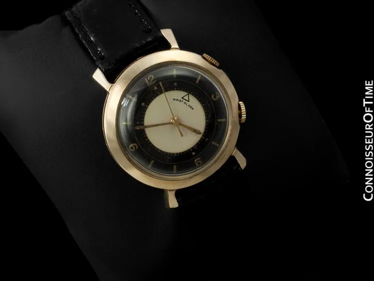 1954 Jaeger-LeCoultre Memovox Vintage Mens Reveil Wrist Alarm - 10K Gold Filled