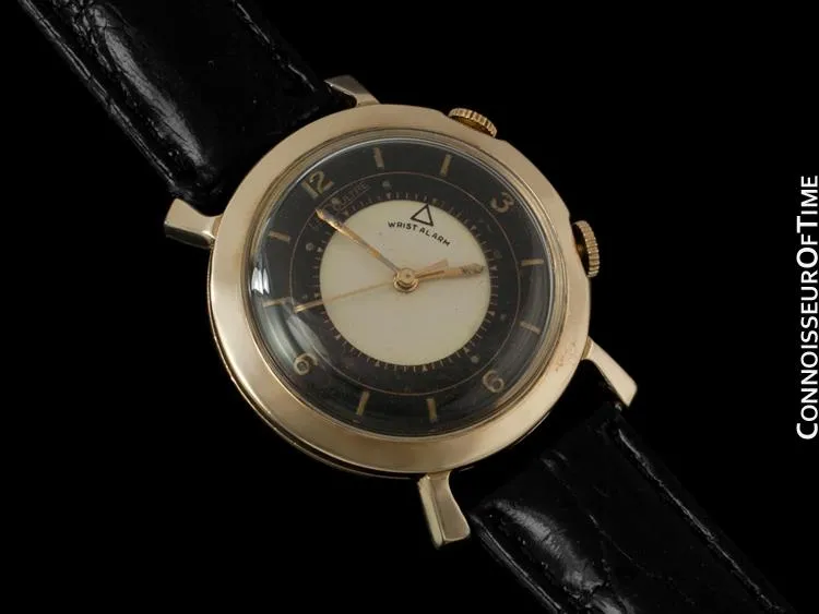 1954 Jaeger-LeCoultre Memovox Vintage Mens Reveil Wrist Alarm - 10K Gold Filled