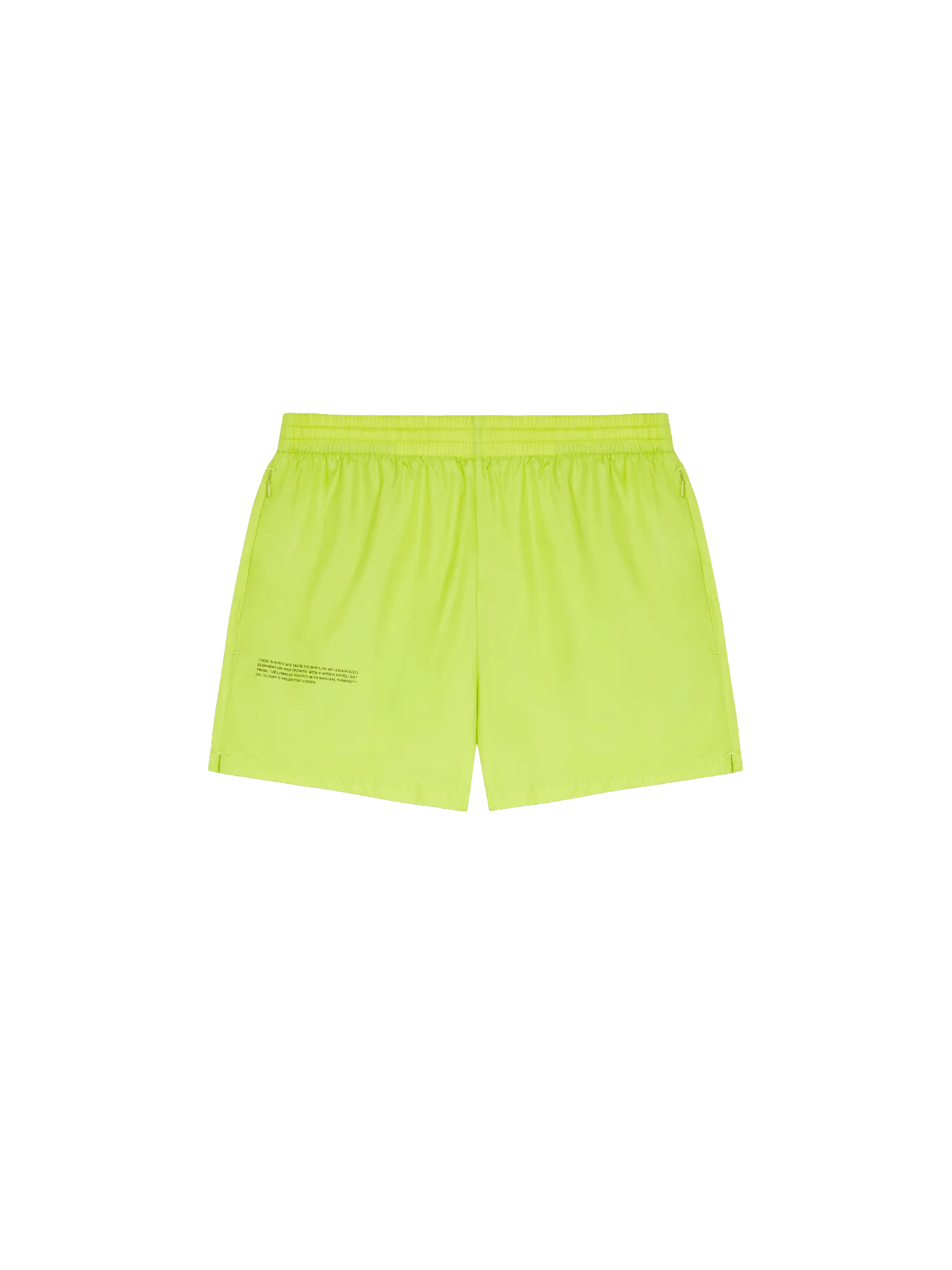 Archive Enhanced Degradation Nylon Shorts—lime green