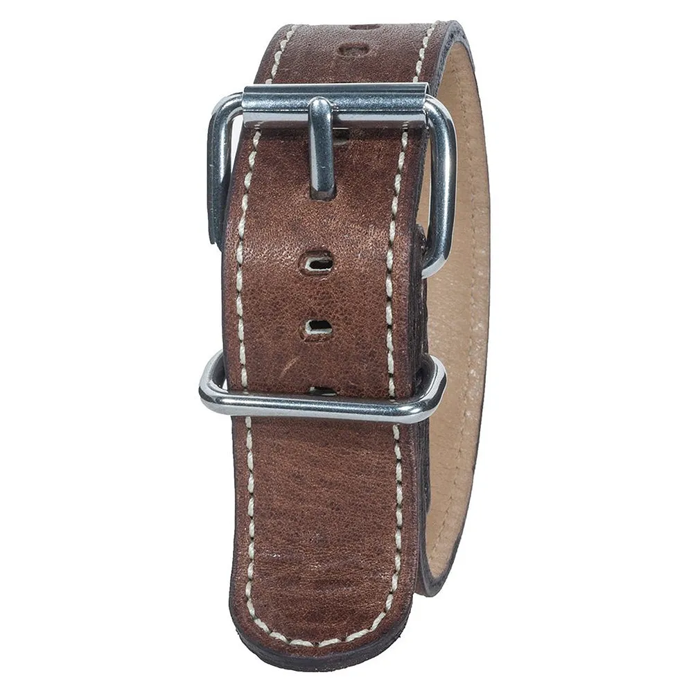 Bertucci Men's Montanaro Survival Horween Leather Nut Brown Watch Band - B-128M