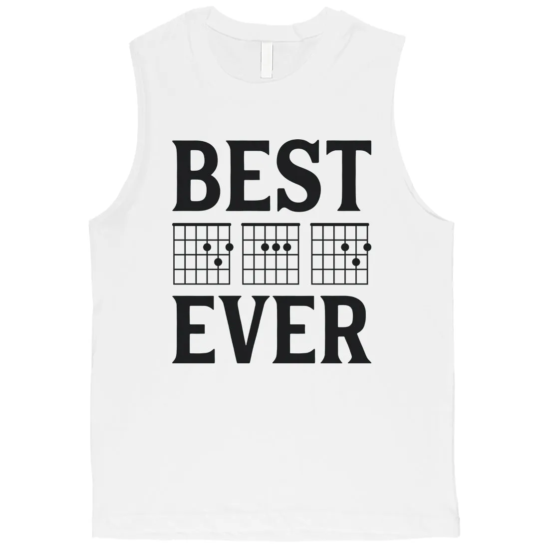 Best Dad Ever Guitar Chord Mens Sweet Fathers Day Muscle Shirt Gift