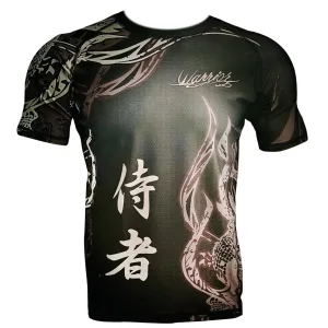 BJJ SAMURAI WARRIOR RASH GUARDS ATHLETIC FIGHTER WEAR