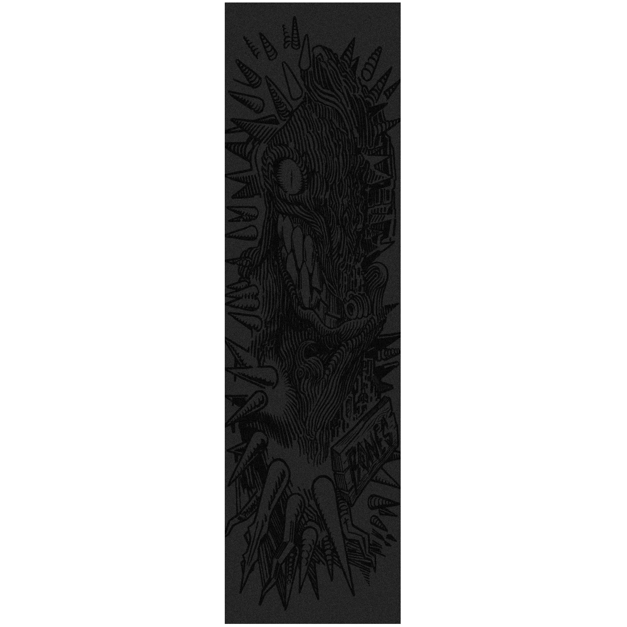 Bones Gritteeth Single Sheet Griptape 9"x33" - Black