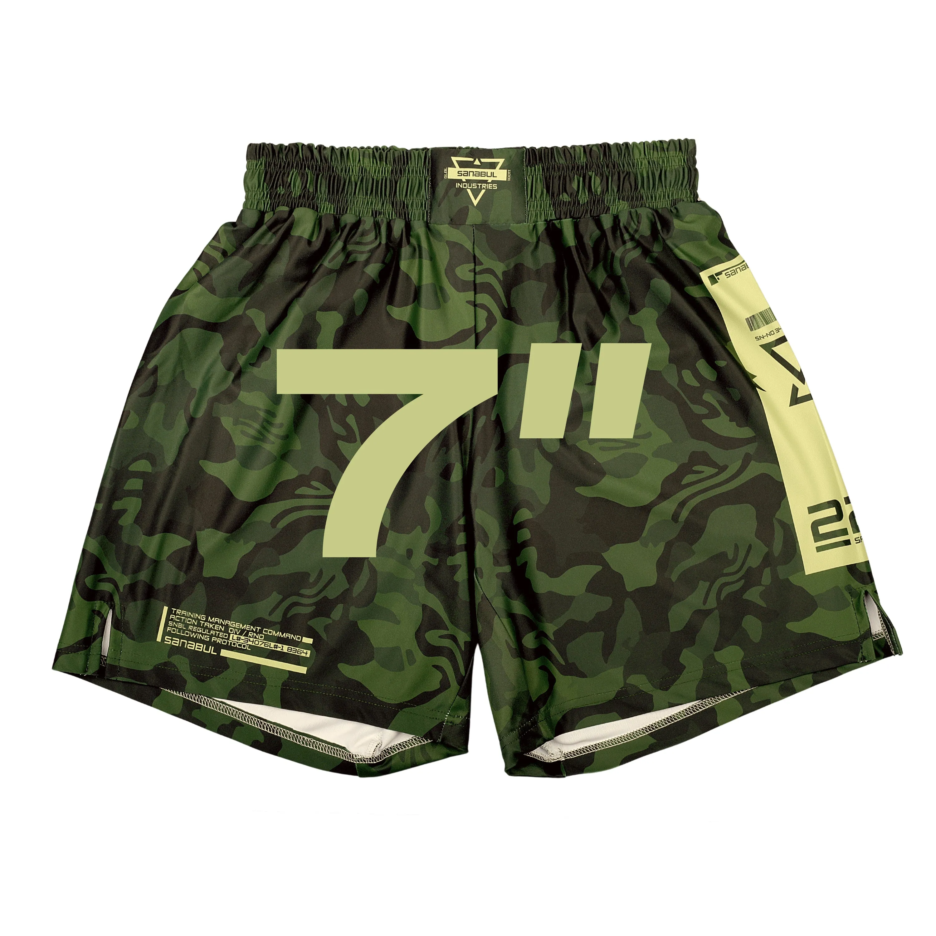 Camo MMA Training and BJJ Shorts