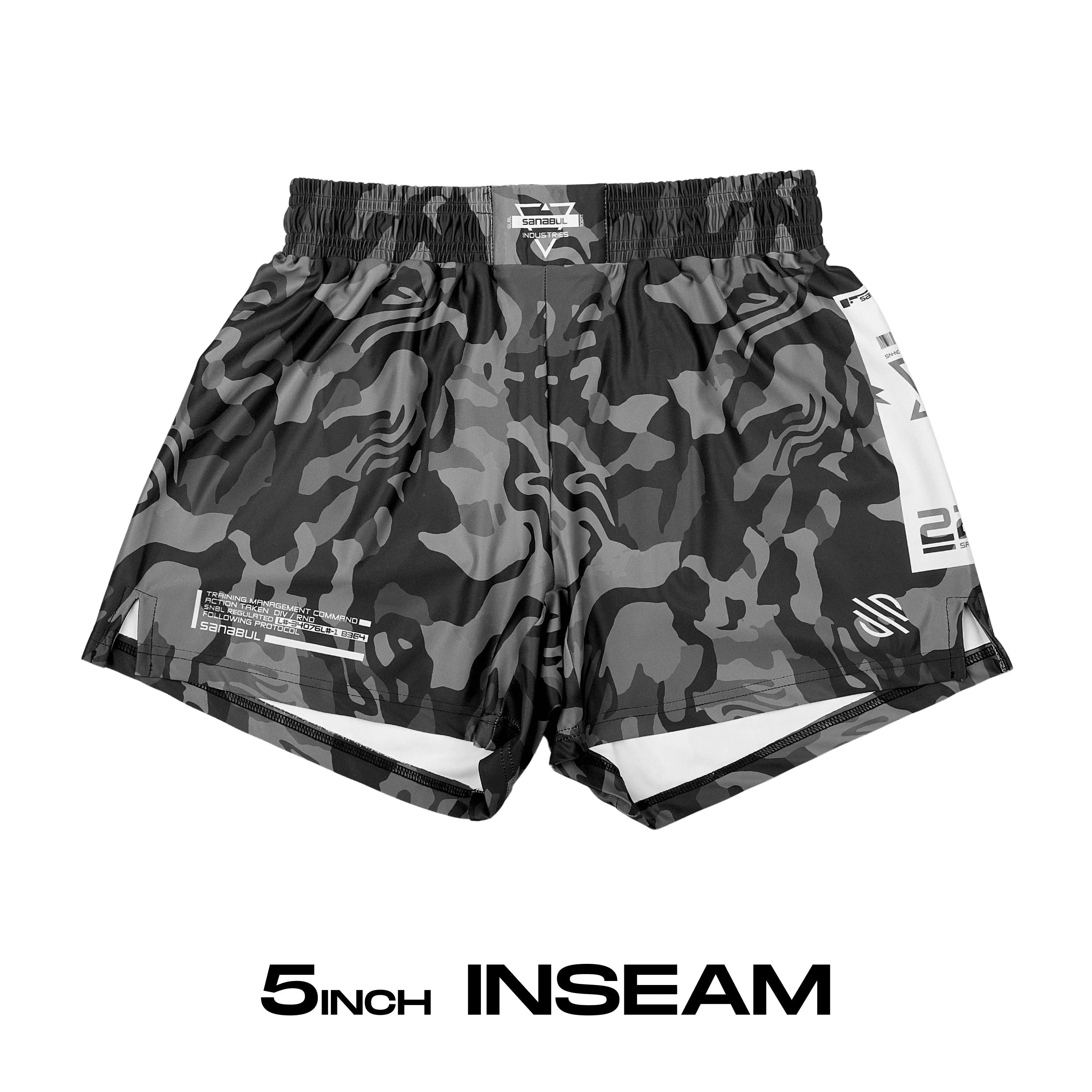 Camo MMA Training and BJJ Shorts