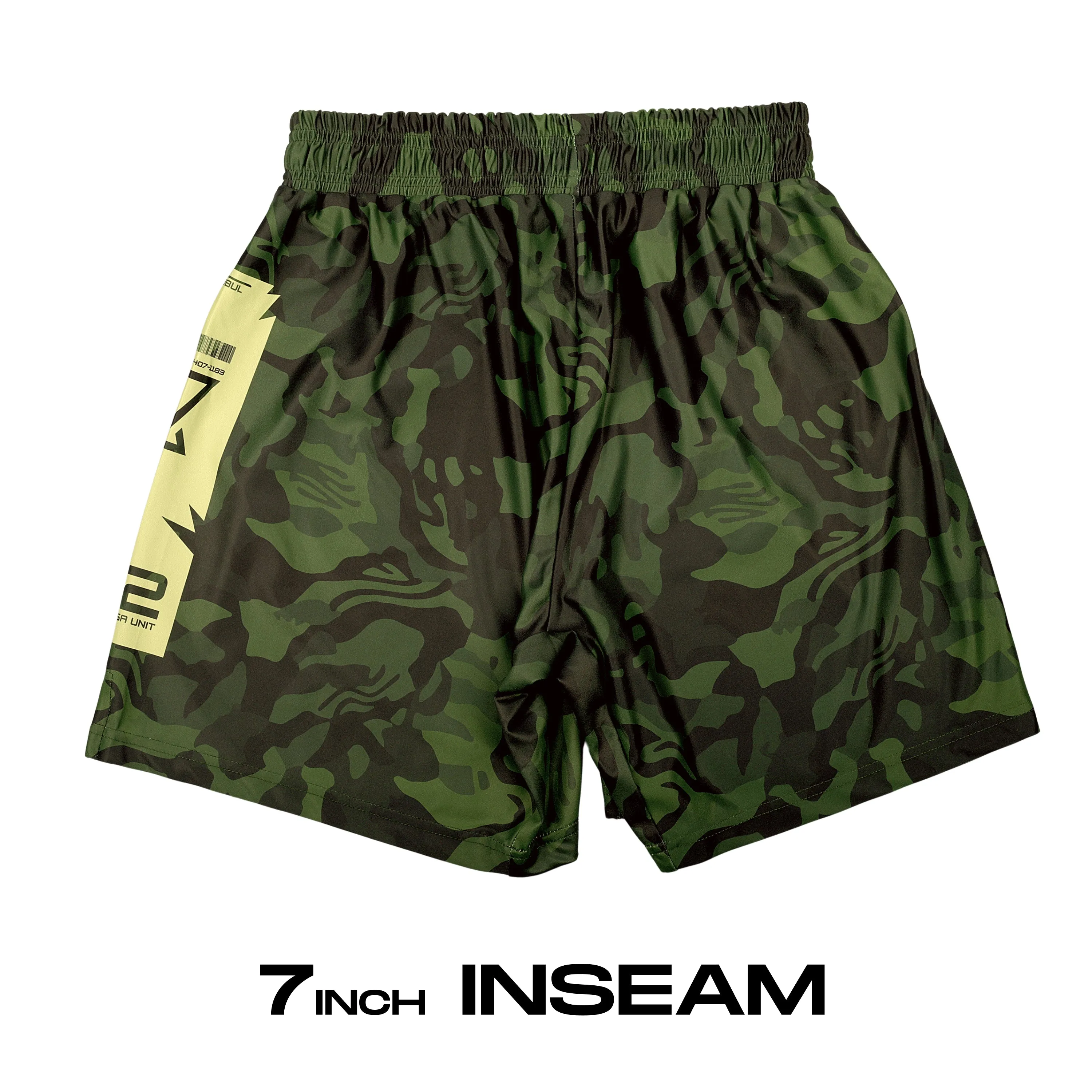 Camo MMA Training and BJJ Shorts