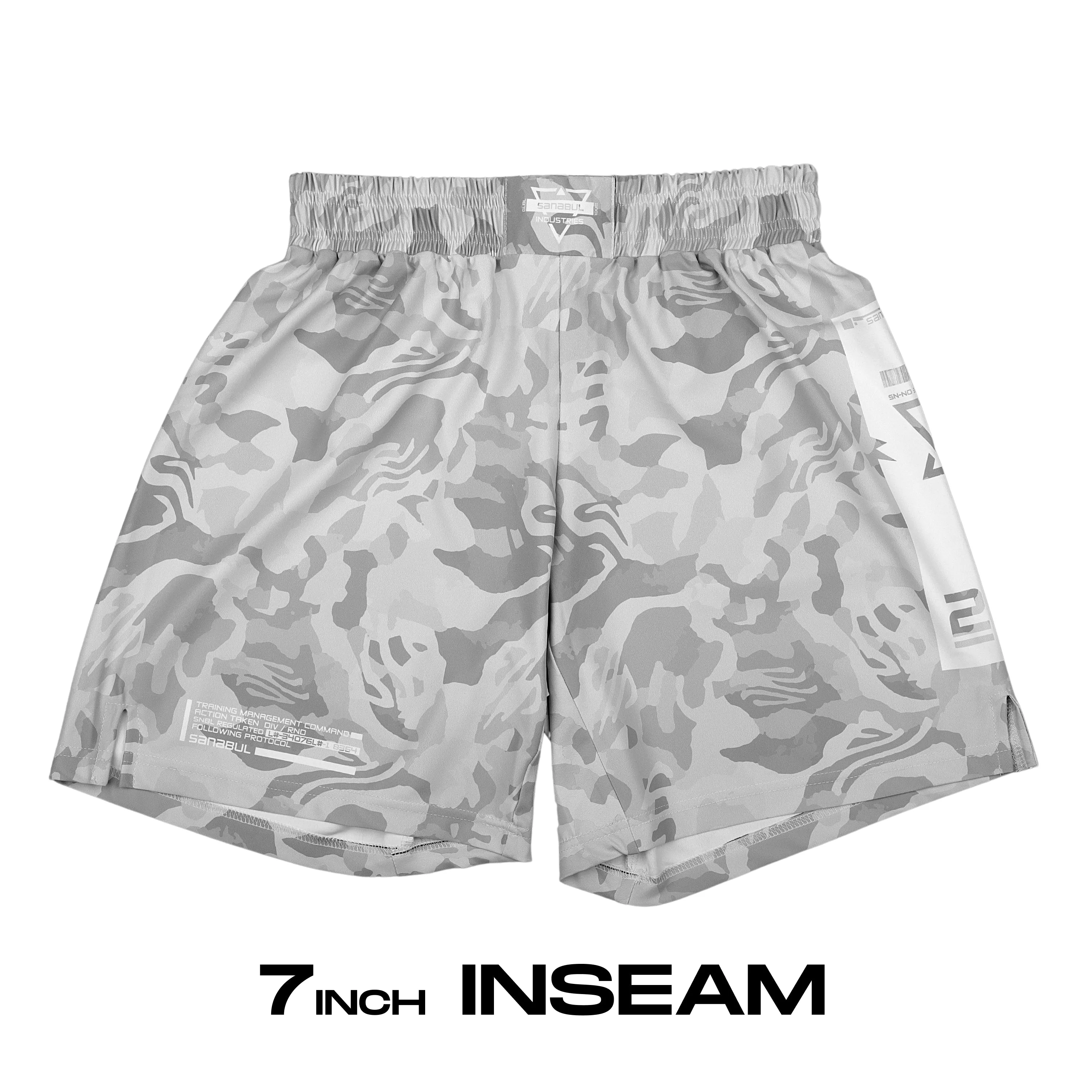 Camo MMA Training and BJJ Shorts