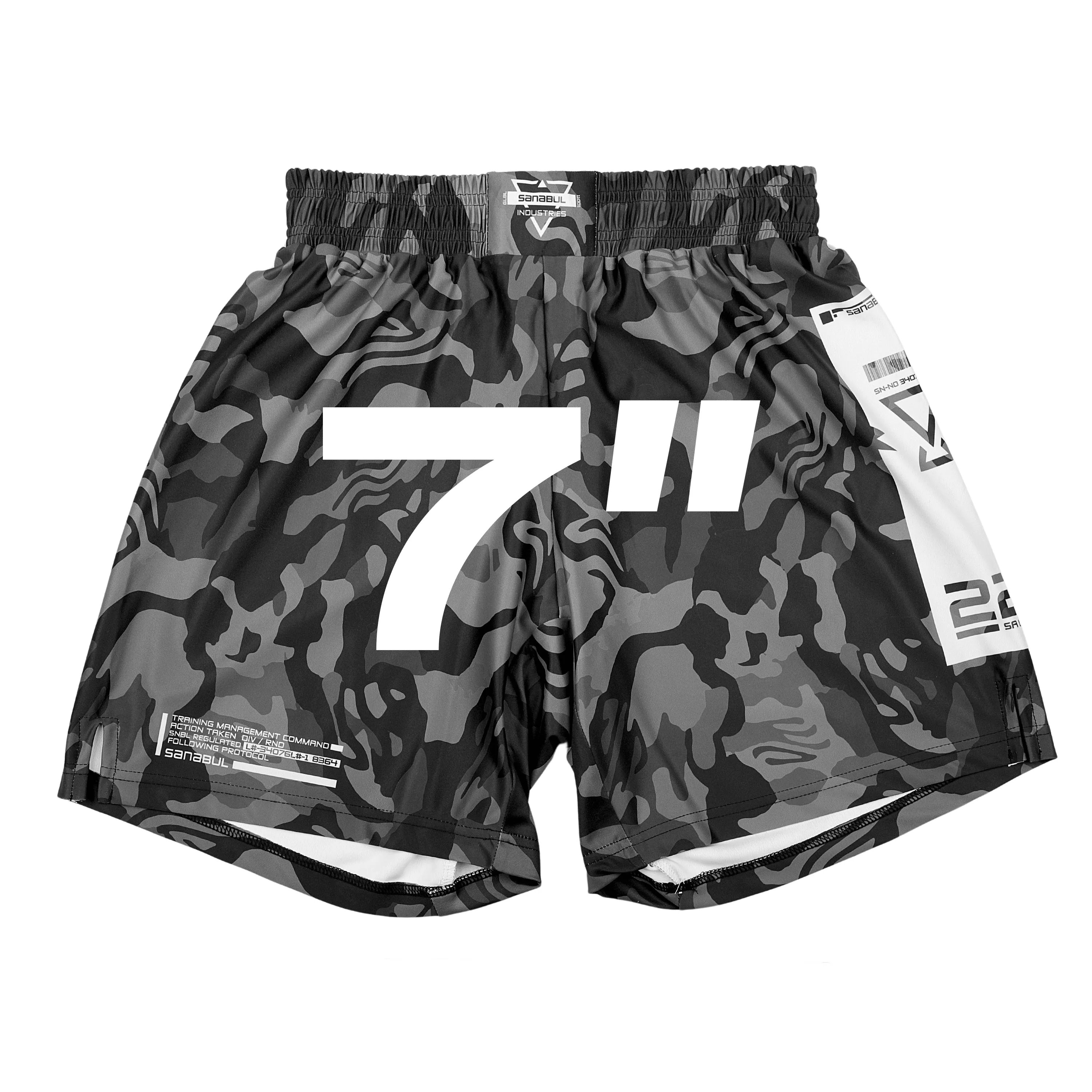 Camo MMA Training and BJJ Shorts