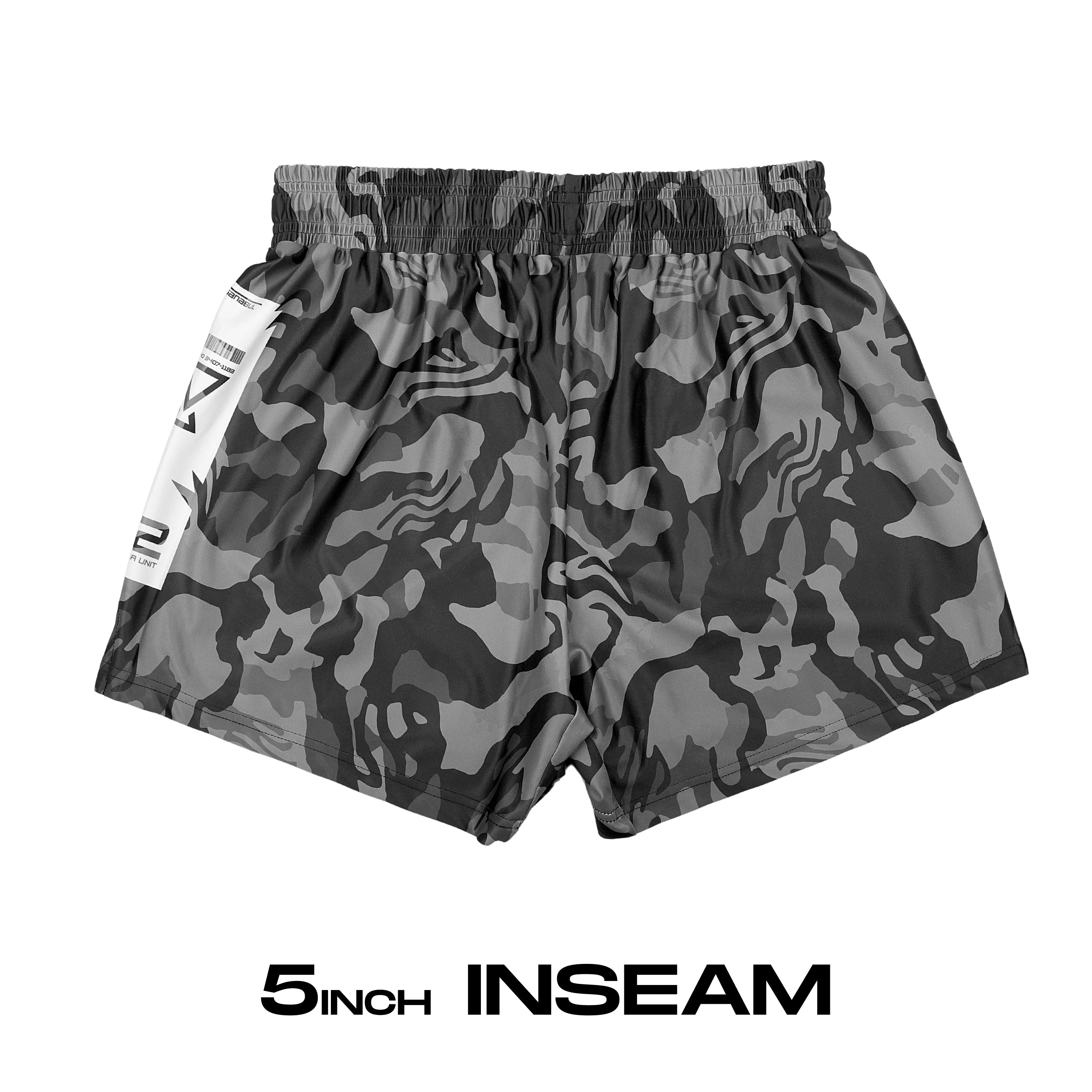 Camo MMA Training and BJJ Shorts