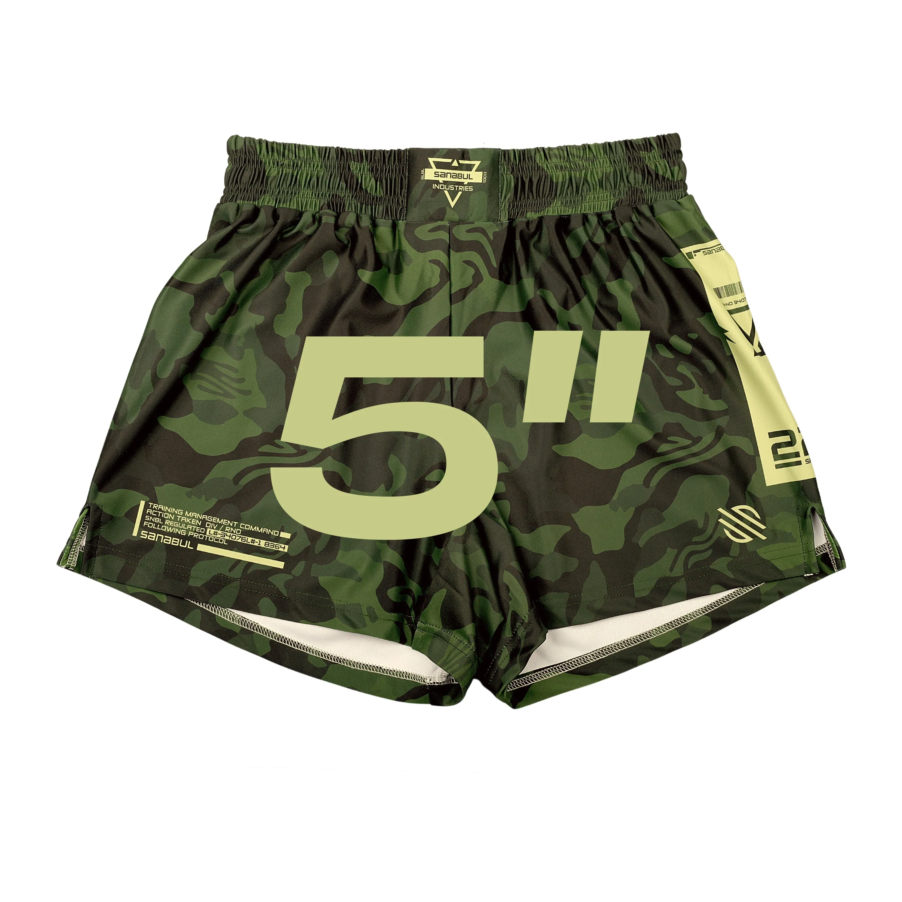 Camo MMA Training and BJJ Shorts