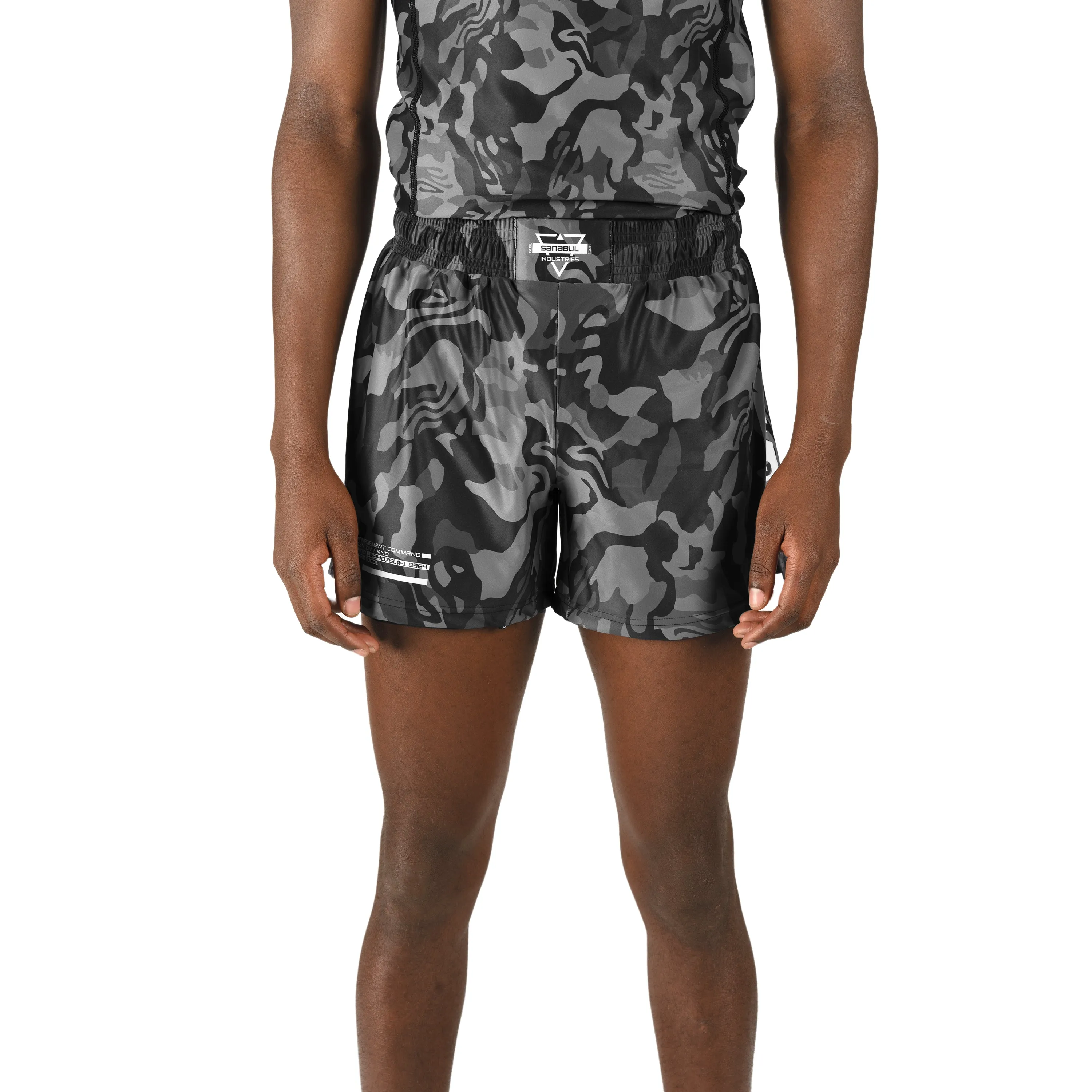 Camo MMA Training and BJJ Shorts