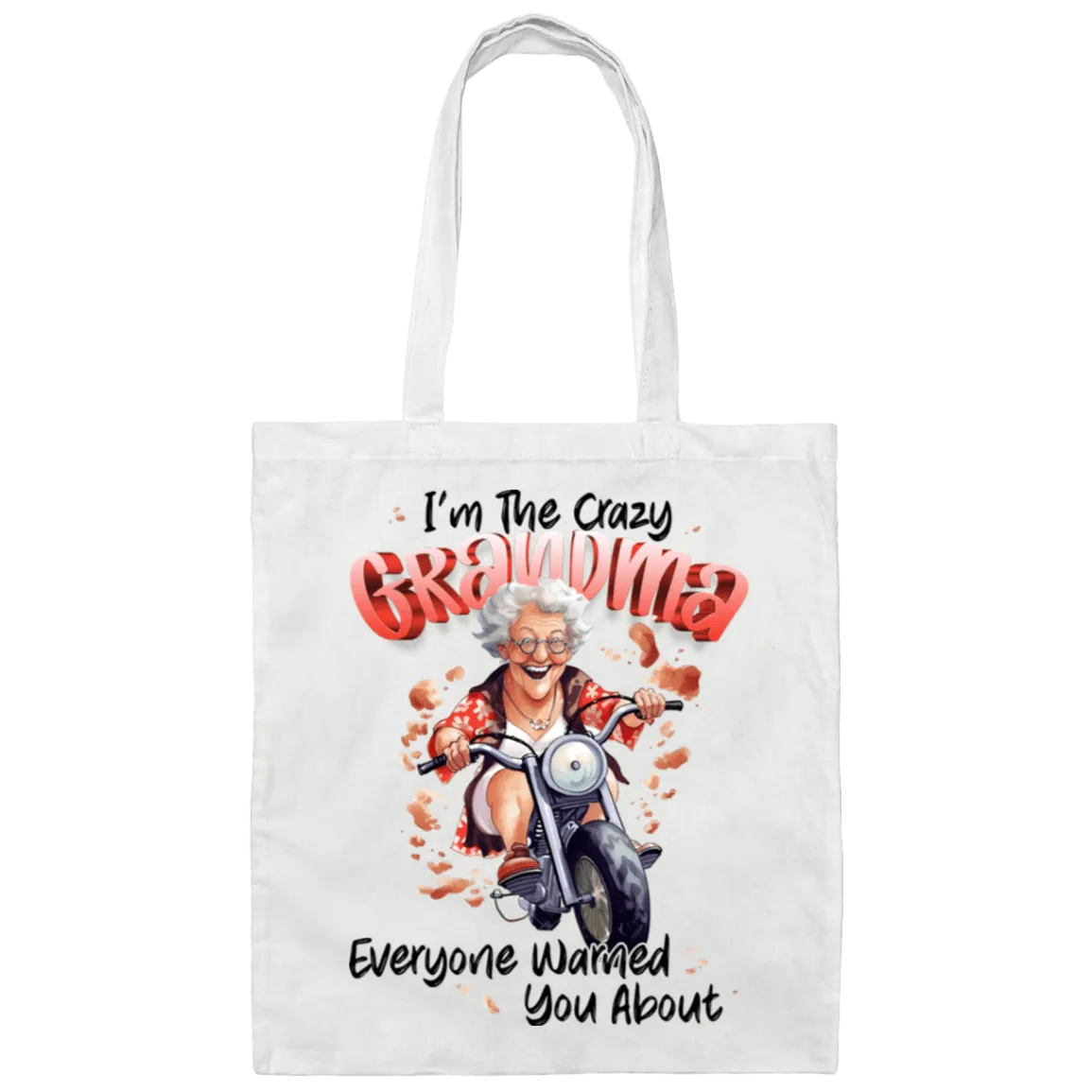 Crazy Grandma Tote Bag