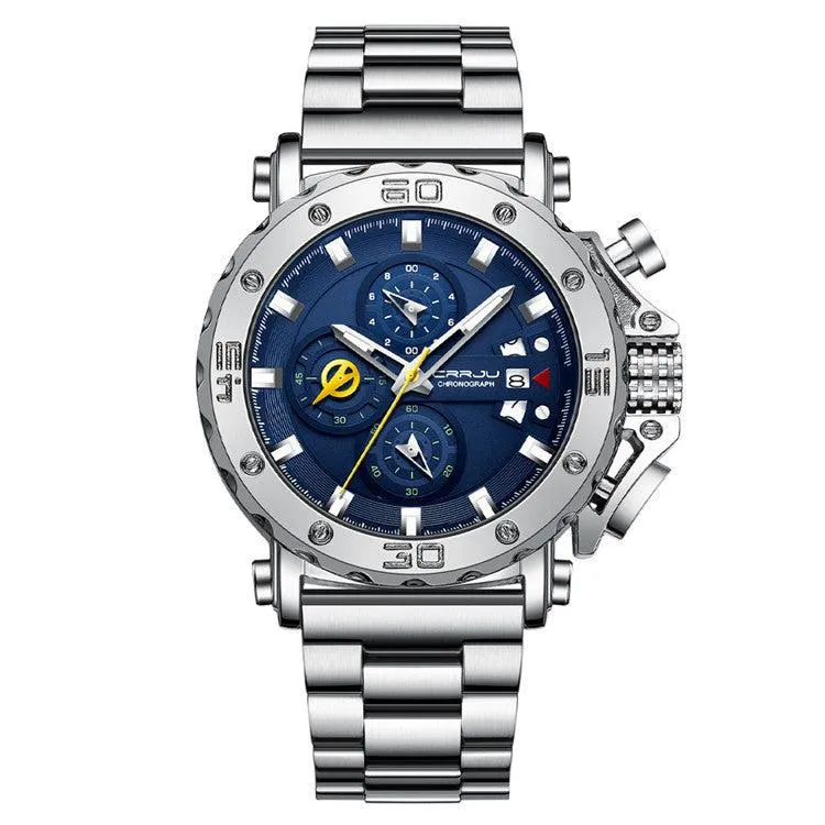 CRRJU Stainless Steel Quartz Watch For Men 2294