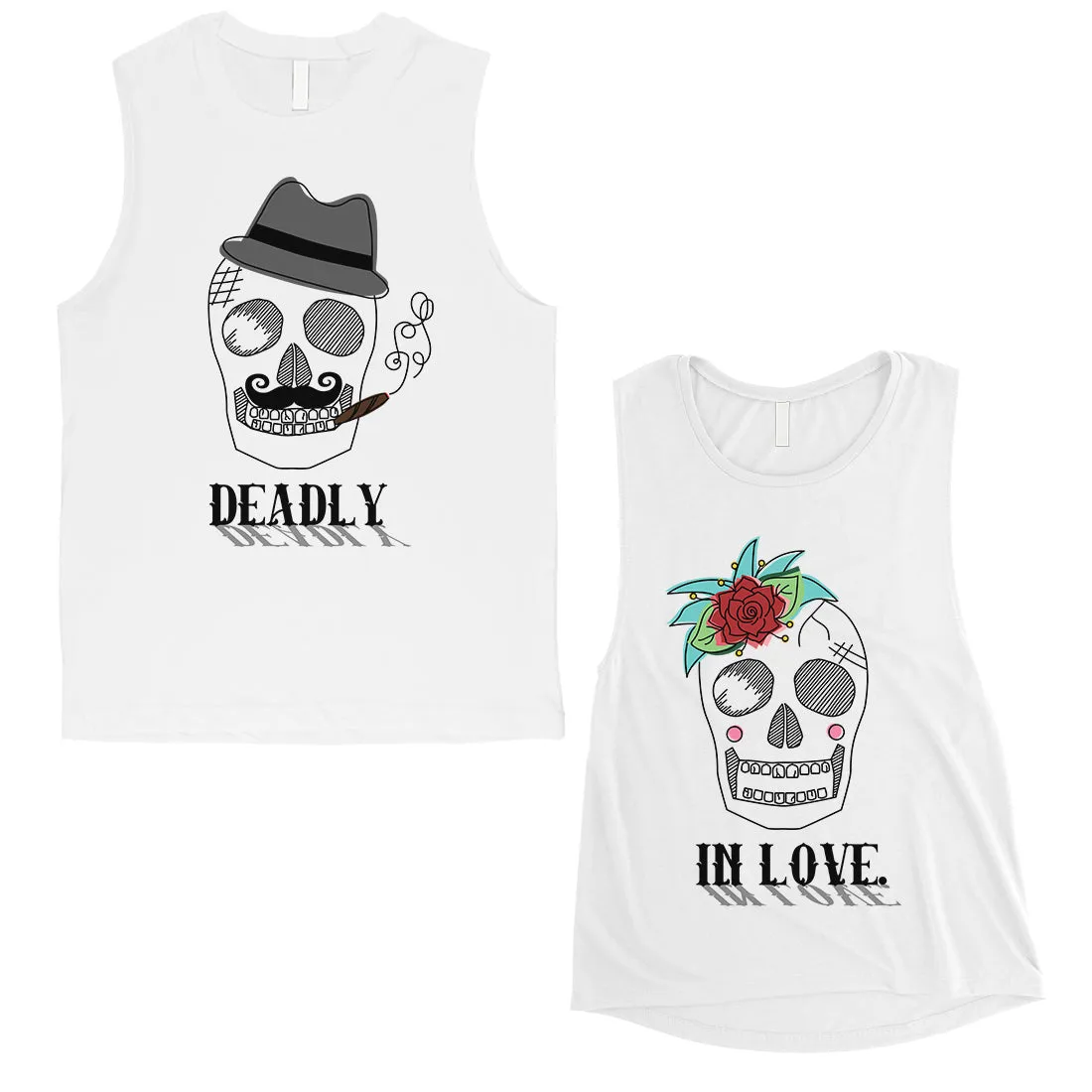 Deadly In Love Couples Muscle Tank Tops