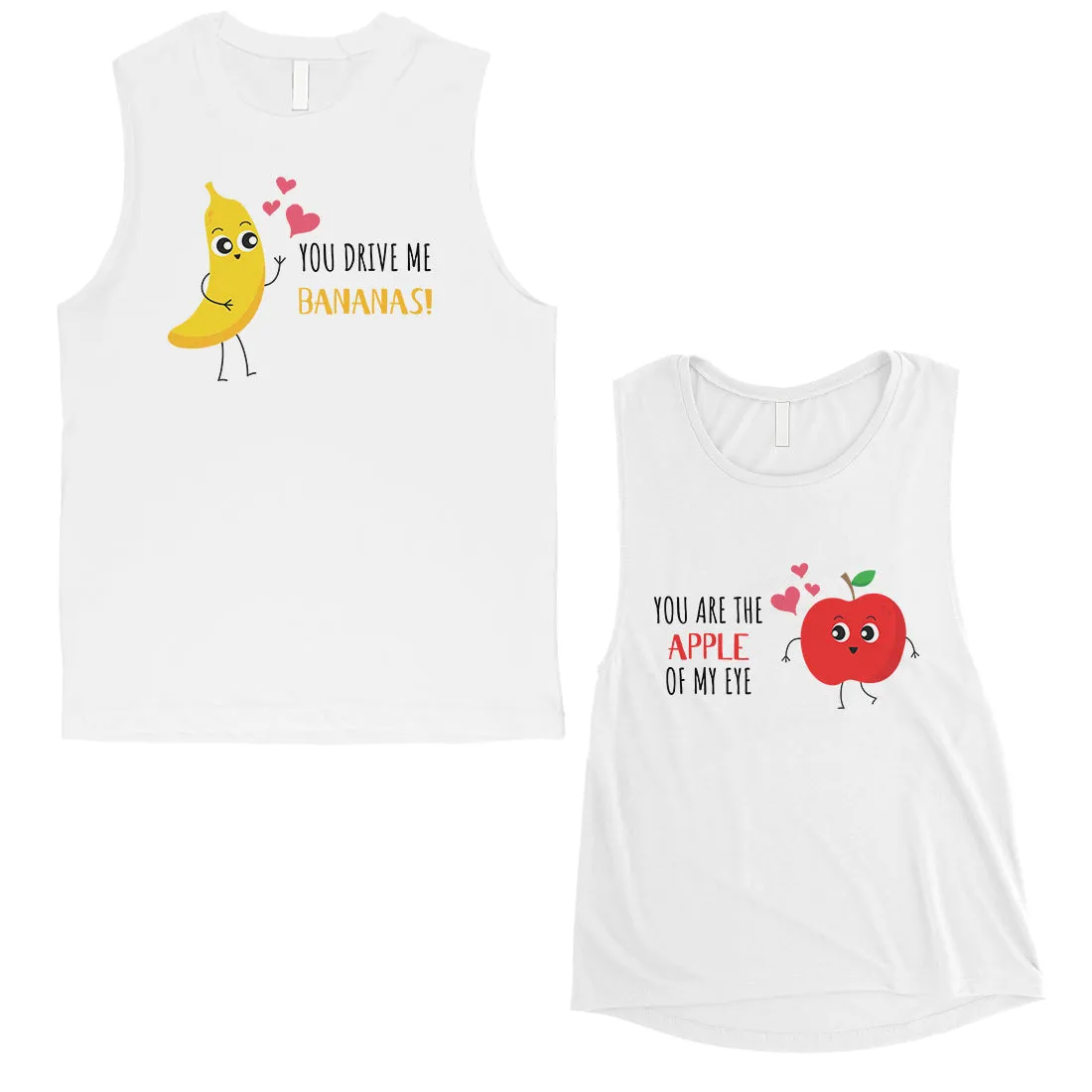 Drive Me Bananas Couples Muscle Tank Tops Cute Anniversary Gift