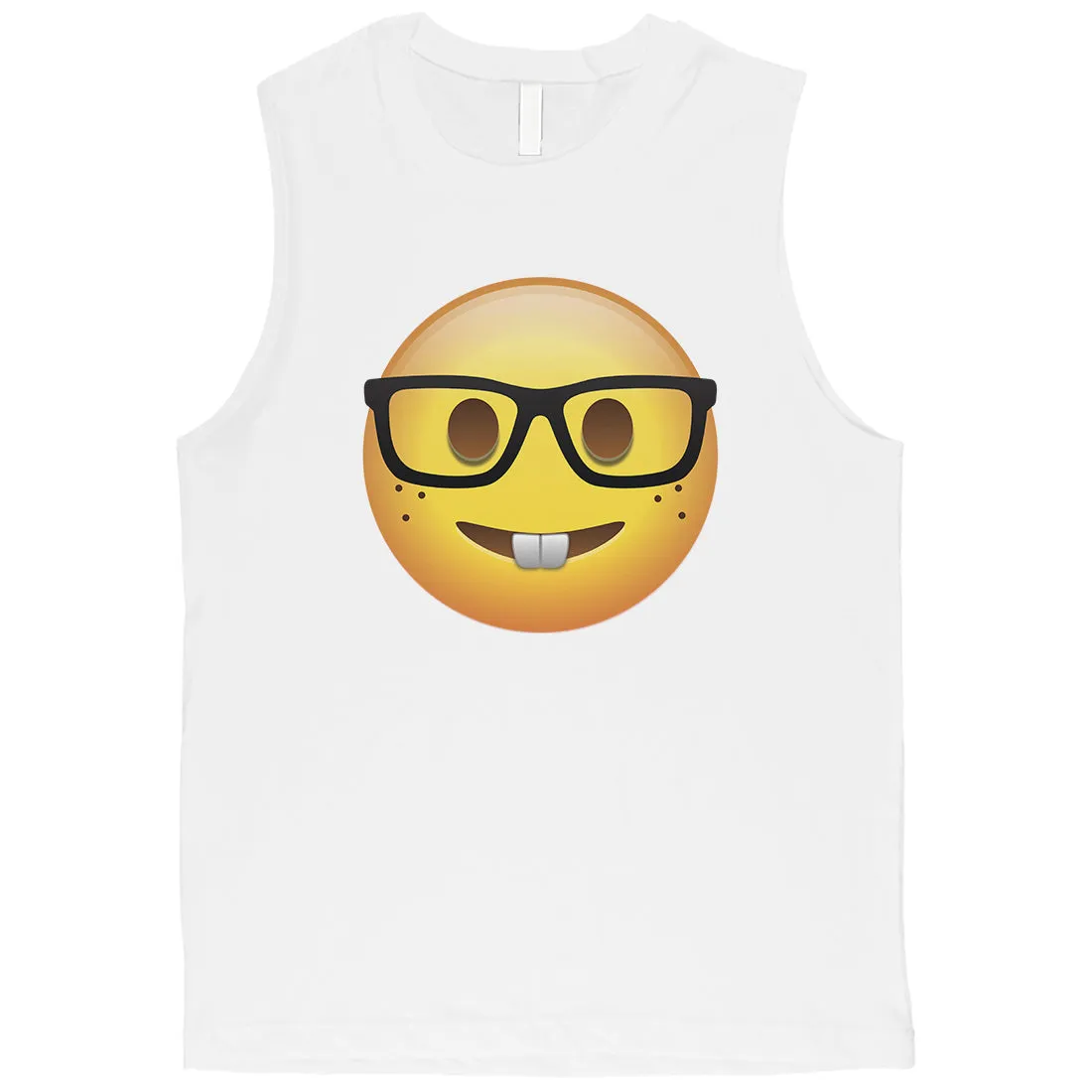 Emoji-Nerd Mens Humble Loyal Happy Great Muscle Shirt Friend Gift