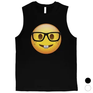 Emoji-Nerd Mens Humble Loyal Happy Great Muscle Shirt Friend Gift