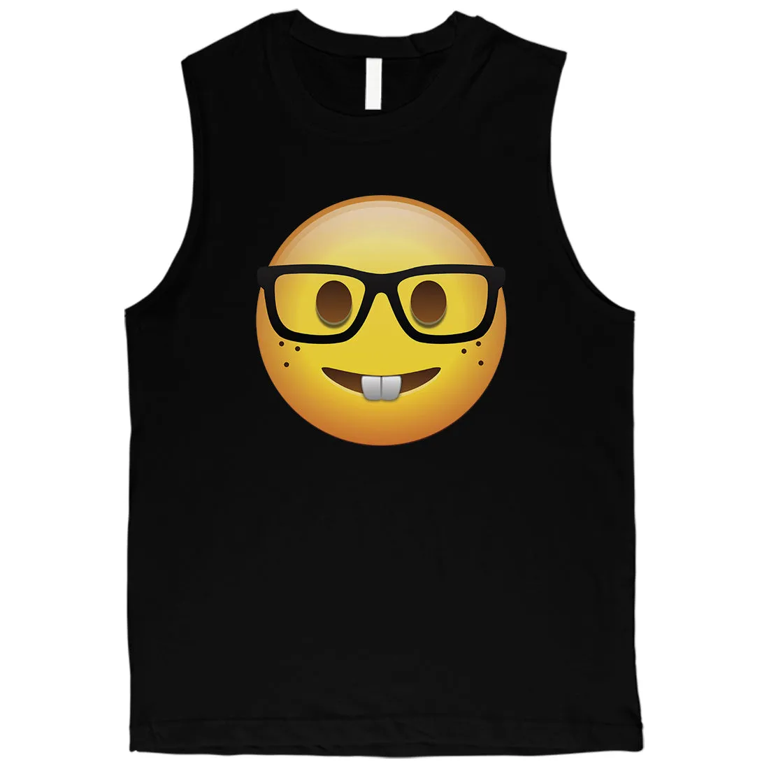 Emoji-Nerd Mens Humble Loyal Happy Great Muscle Shirt Friend Gift