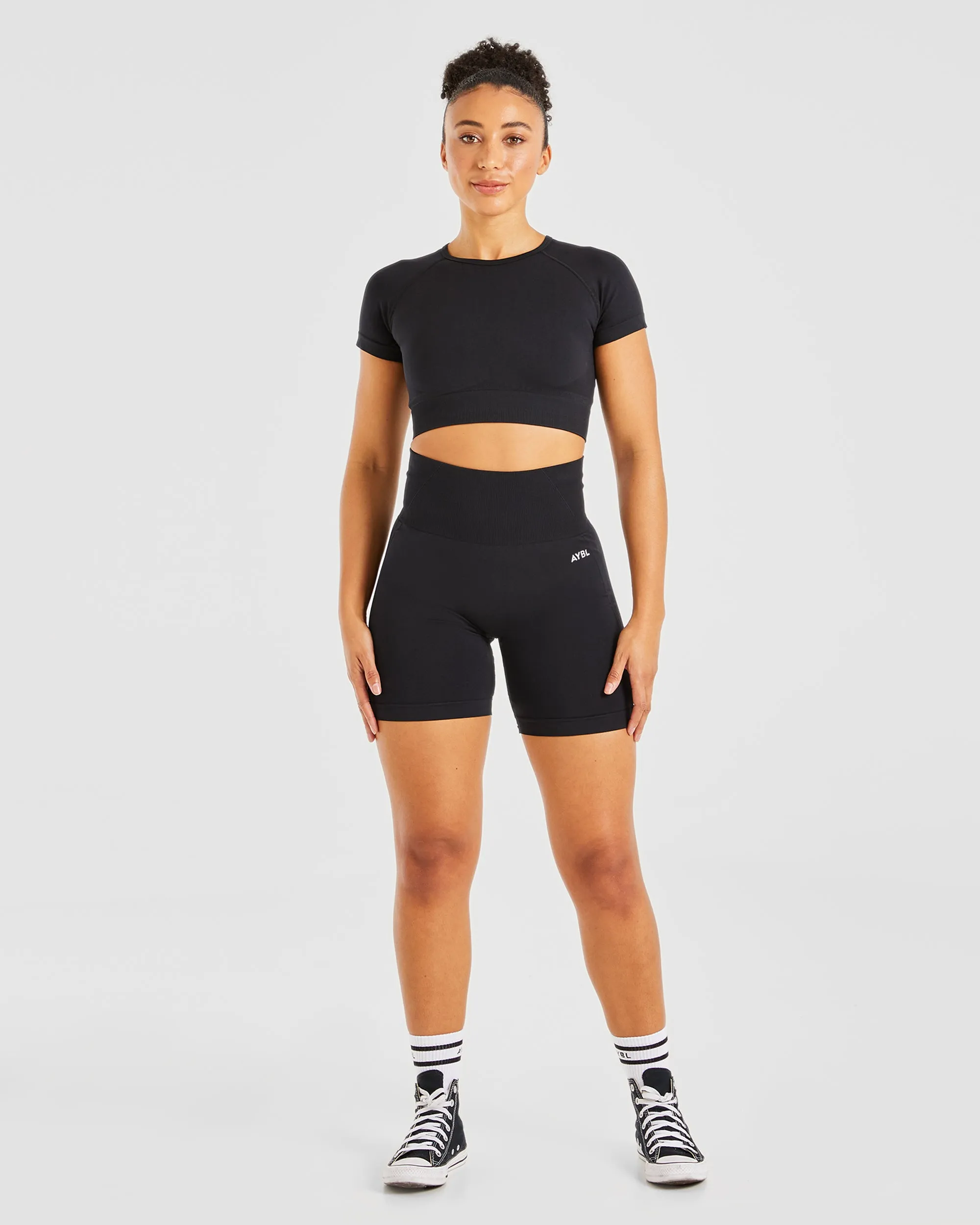 Empower Seamless Cycling Shorts - Black