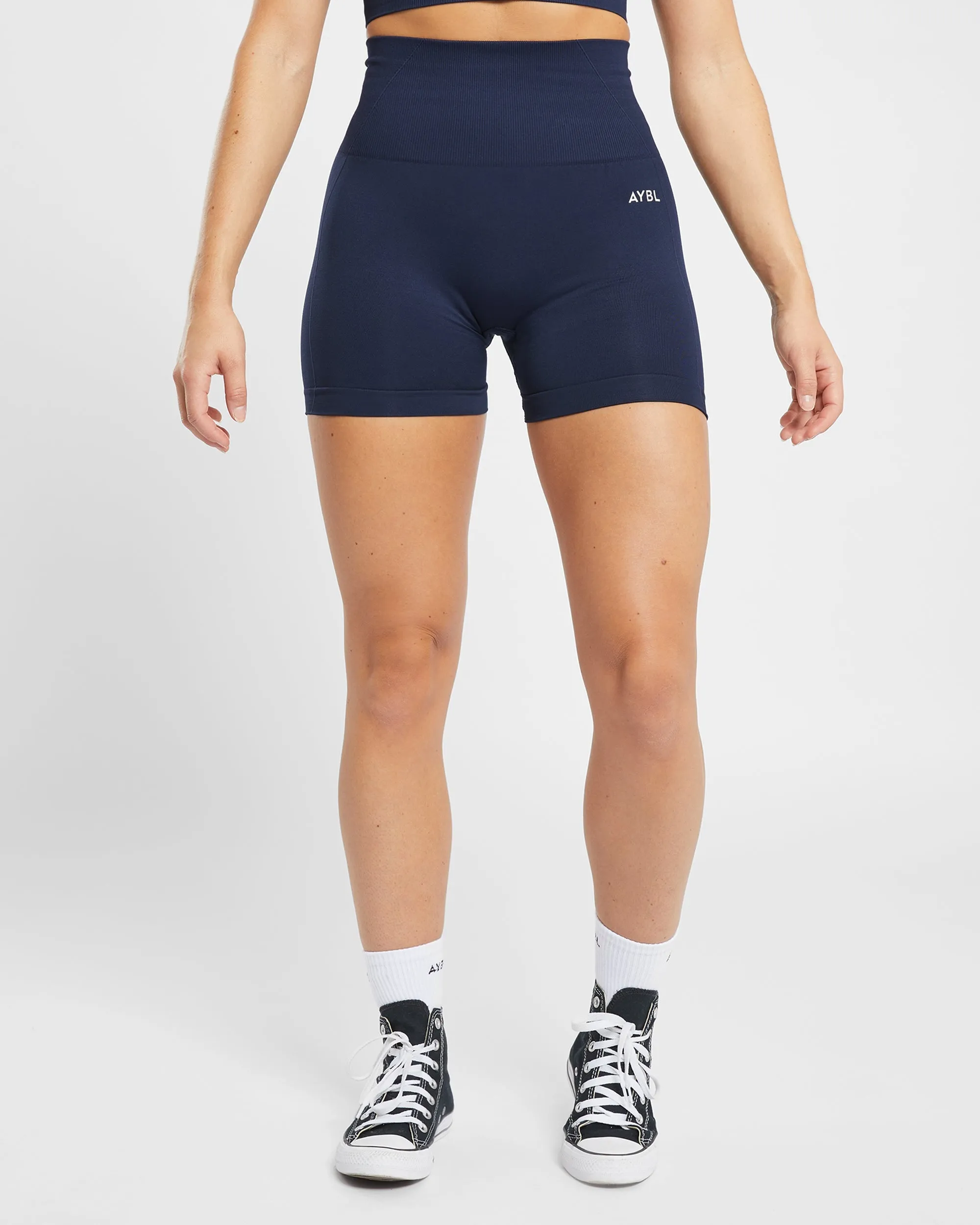 Empower Seamless Shorts - Navy