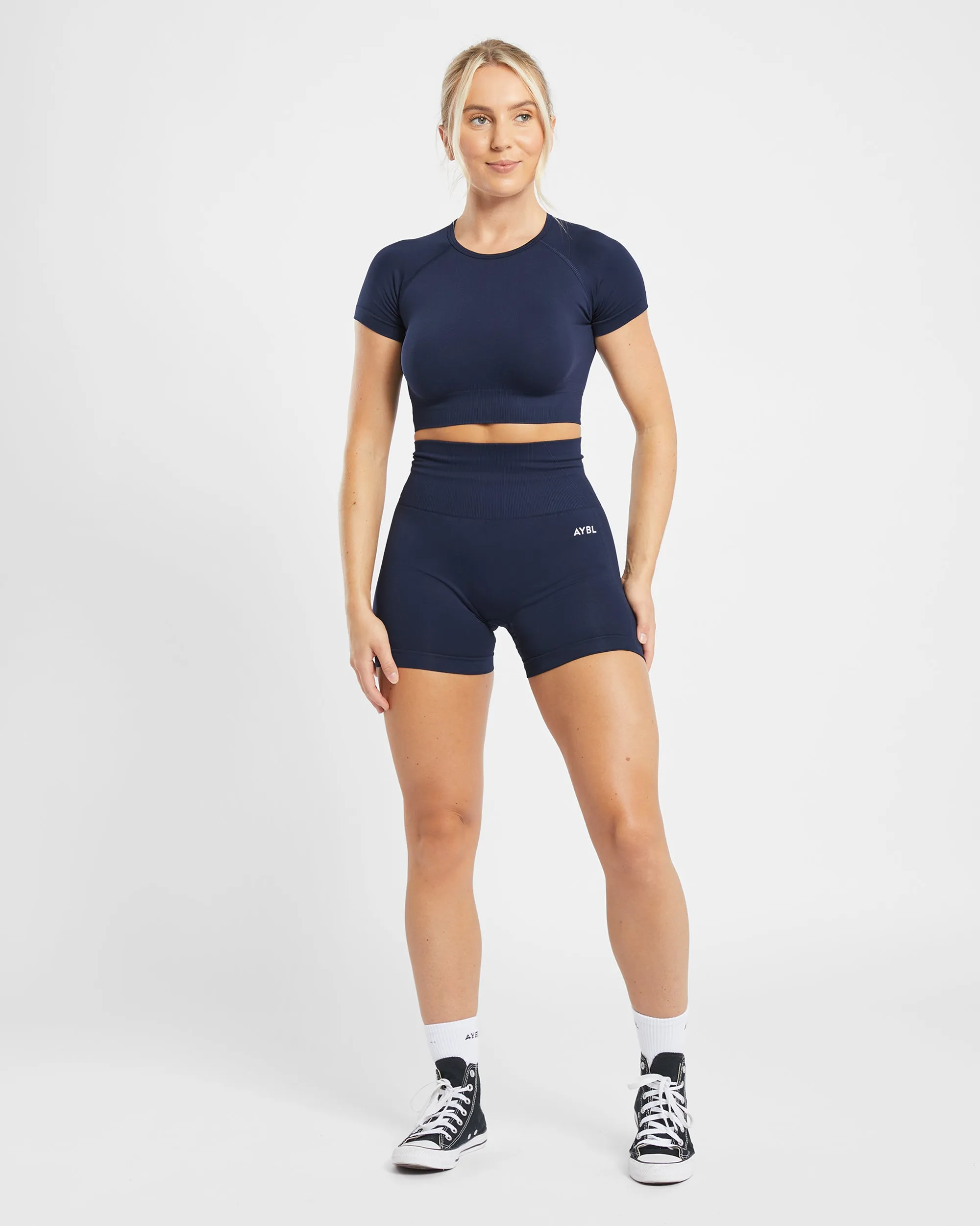 Empower Seamless Shorts - Navy