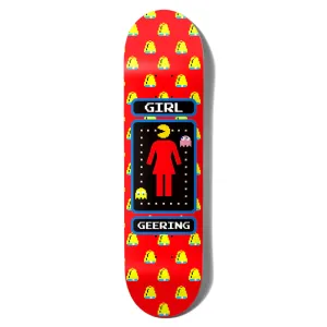 Girl Geering Pac-Man Skateboard Deck - 8.0″