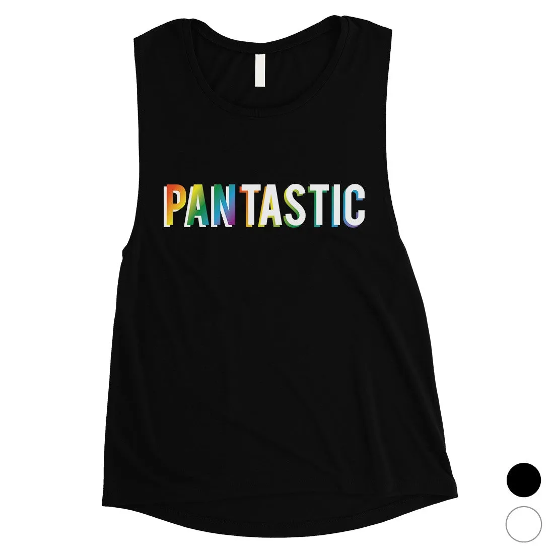 LGBT Pantastic Rainbow Womens Muscle Top