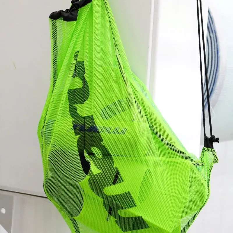 Maru - Mesh Poolside Swim Bag & Training Fins/Flippers Set