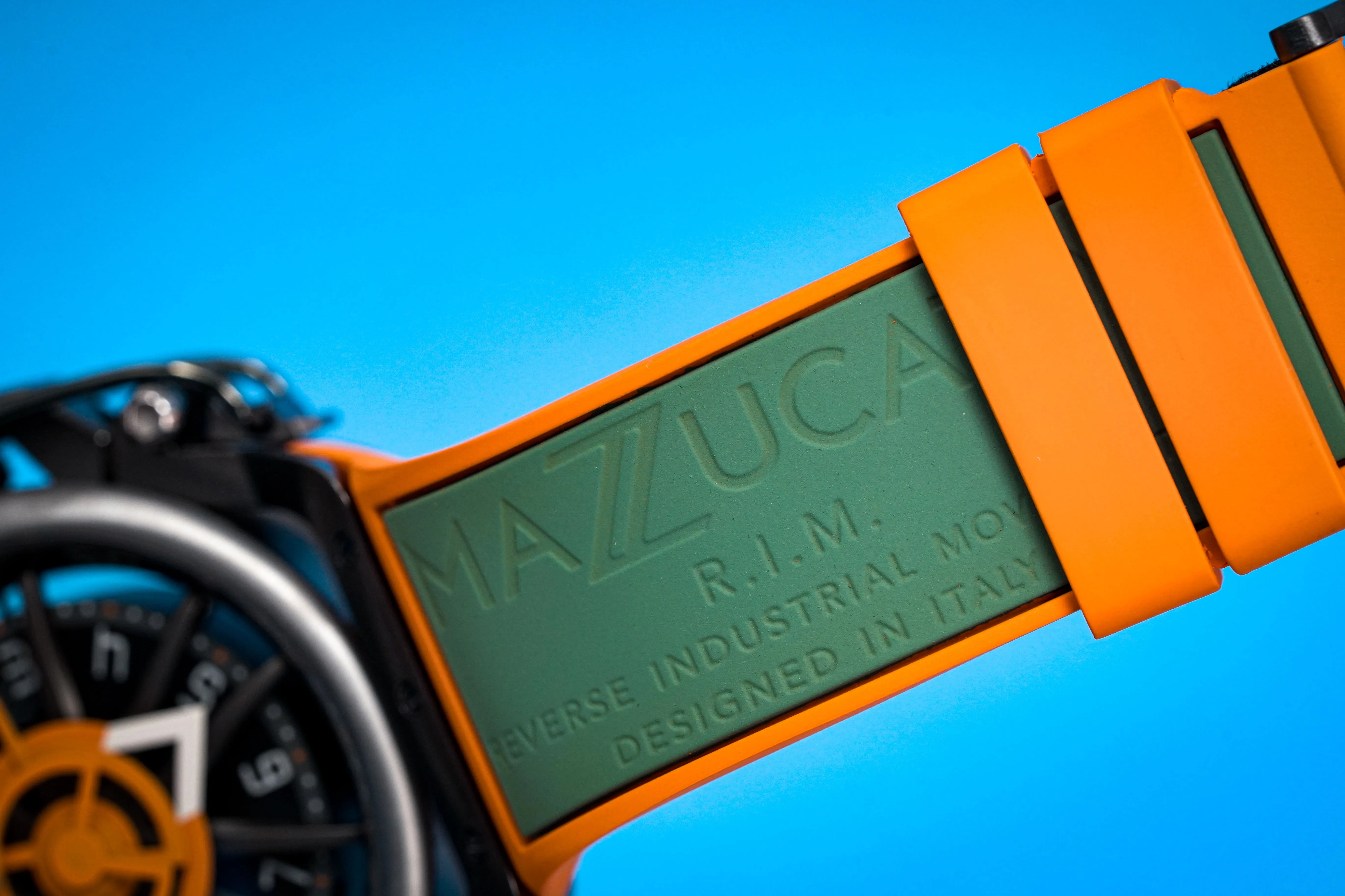 Mazzucato Reversible Watch RIM Orange