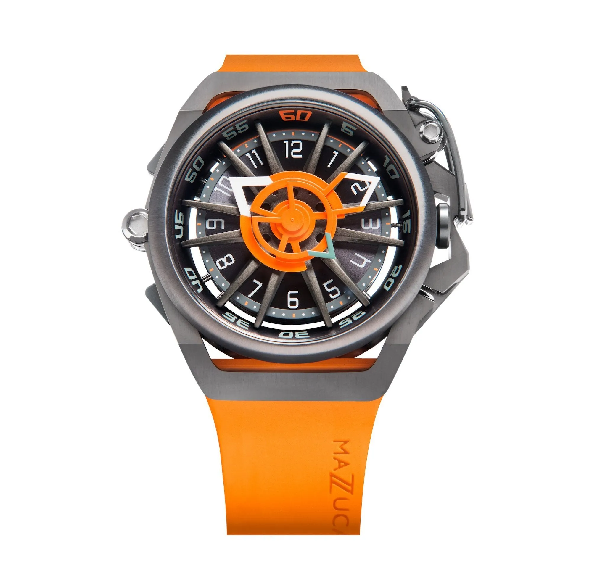 Mazzucato Reversible Watch RIM Orange