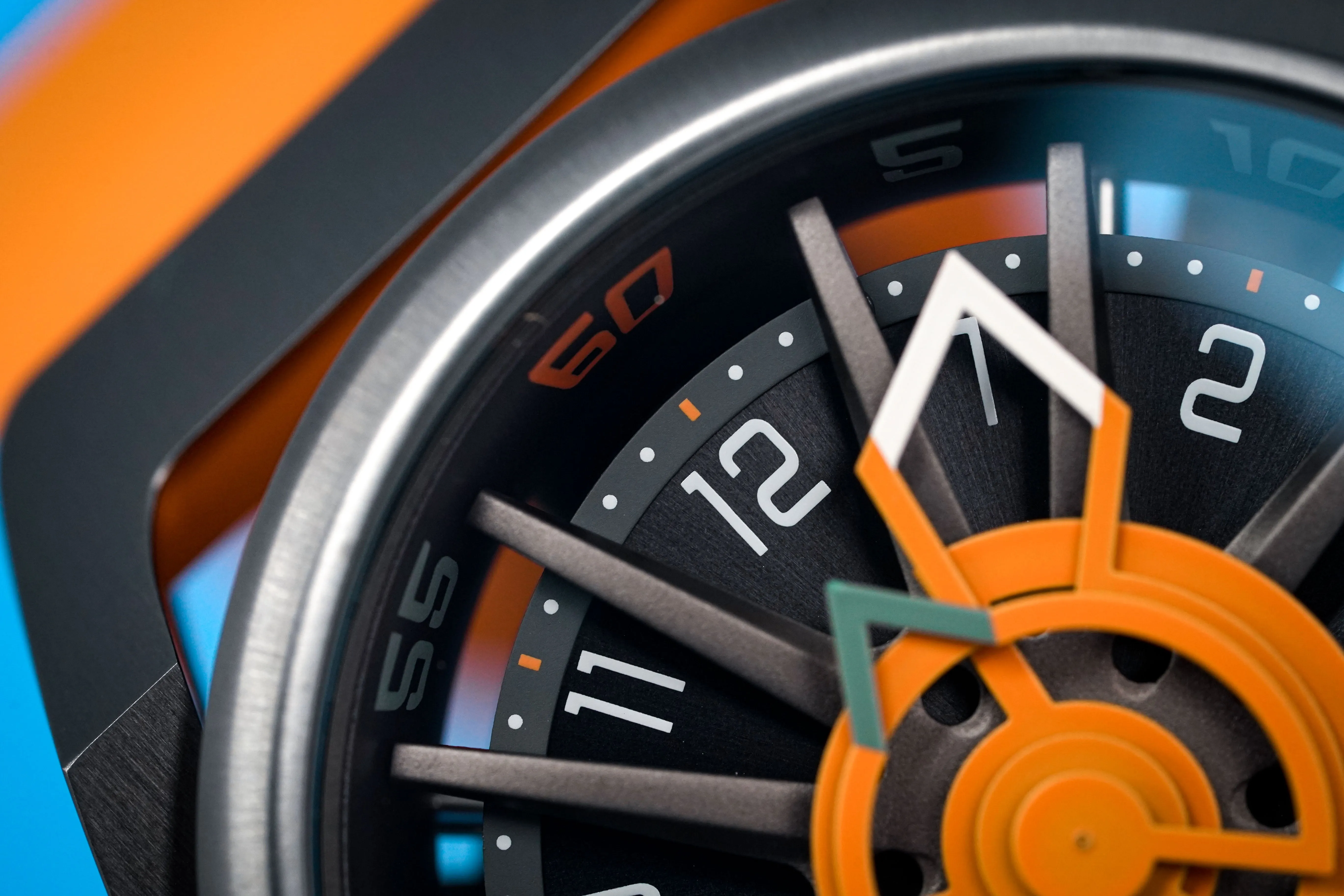 Mazzucato Reversible Watch RIM Orange