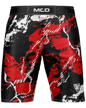 MCD Men's MMA Shorts Black/Red