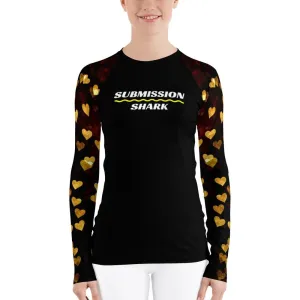 Night Hearts ~ Women's Rash Guard