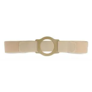 Nu-Comfort 2" Wide Beige Support Belt 3-3/8" I.D. Ring Plate 41" - 46" Waist X-Large, Latex-Free