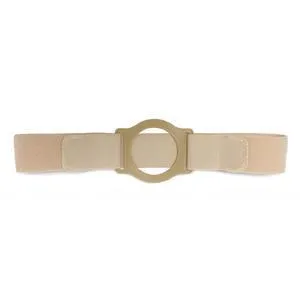 Nu-Comfort 2" Wide Beige Support Belt Medium Oval Ring Plate 32"-35" Waist Medium, Latex-Free