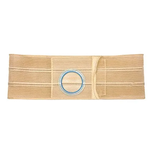 Nu-Hope Support Belt, Original Flat Panel, 2-3/4" Stoma, 6" Wide, Right, 1" From Bottom, Large (36" to 41" Waist), Beige