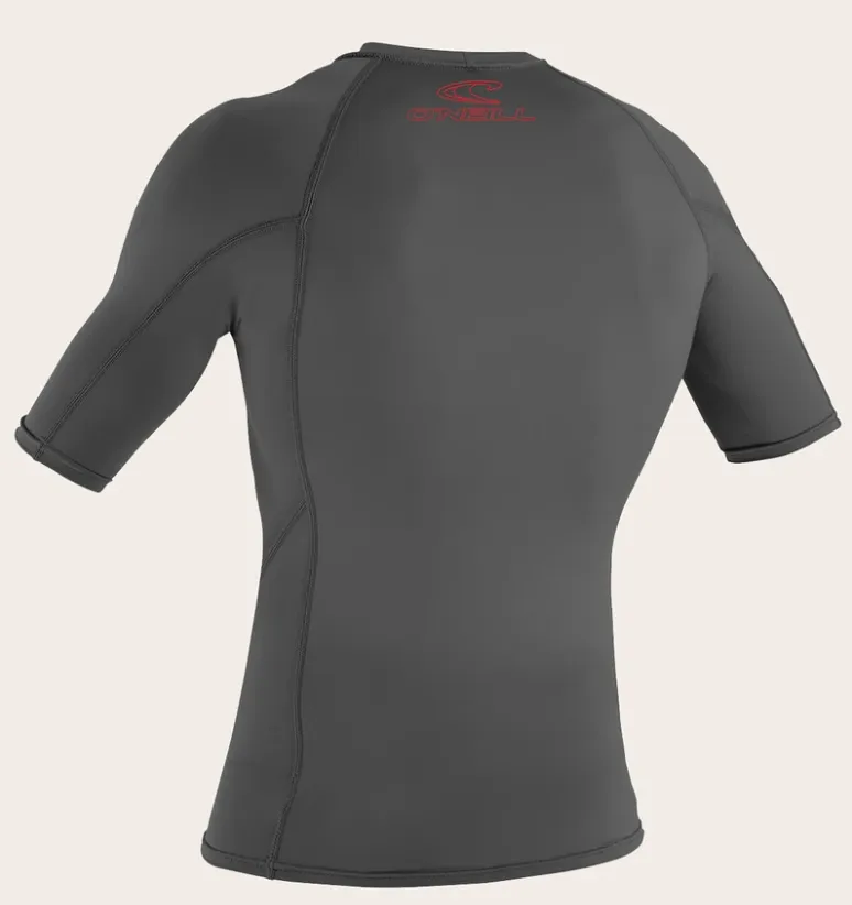 O'neill Youth Basic UPF 50  S/S Rash Guard Graphite