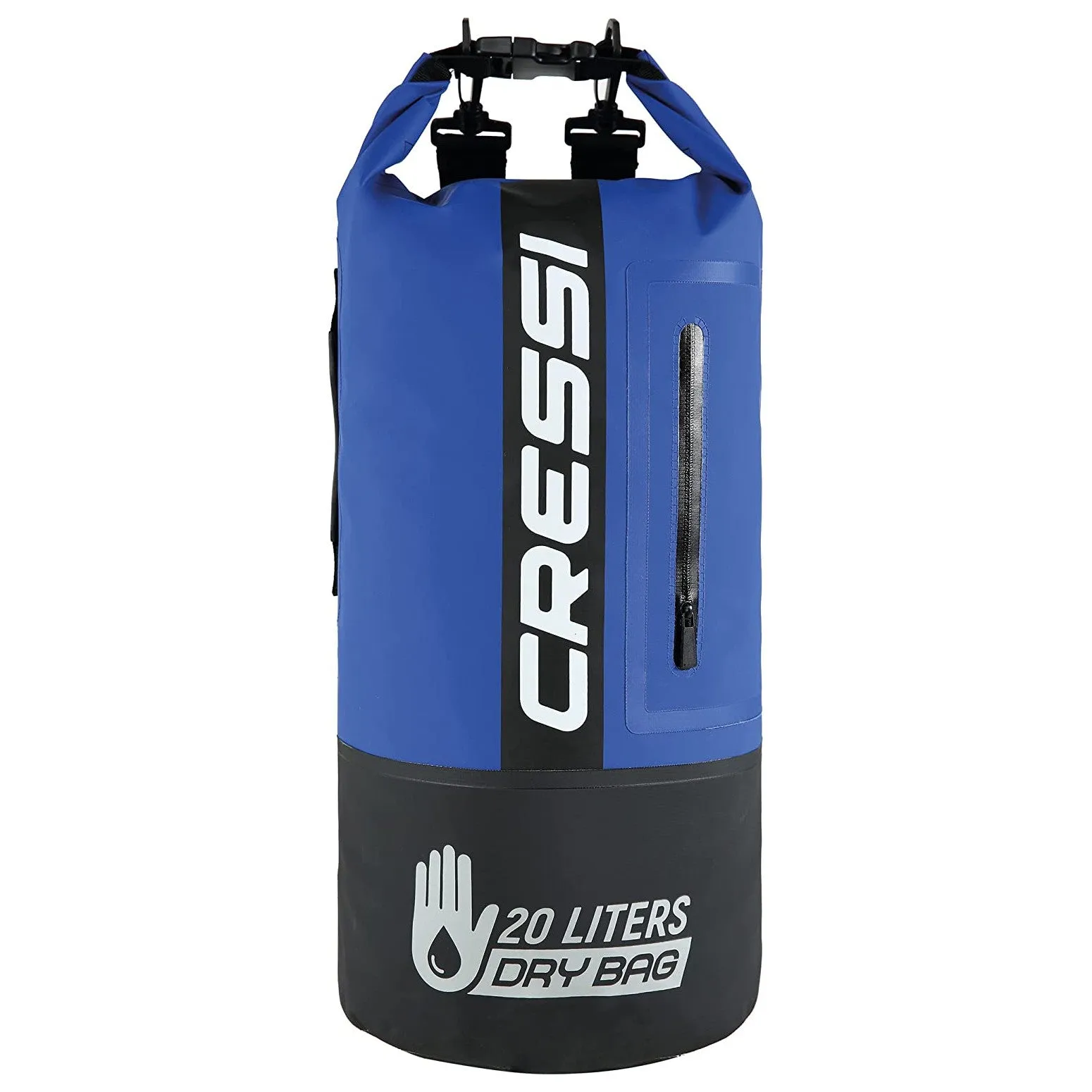 Open Box Cressi Premium Dry Bag - Black/Blue - 20 LT