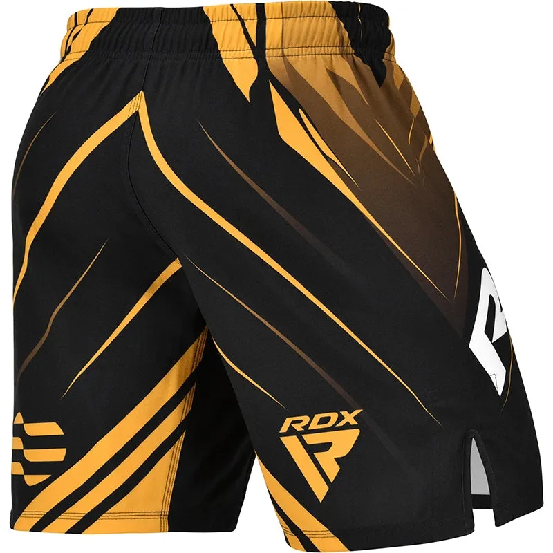 RDX IMMAF Approved MMA Fight & Training Shorts GOLDEN