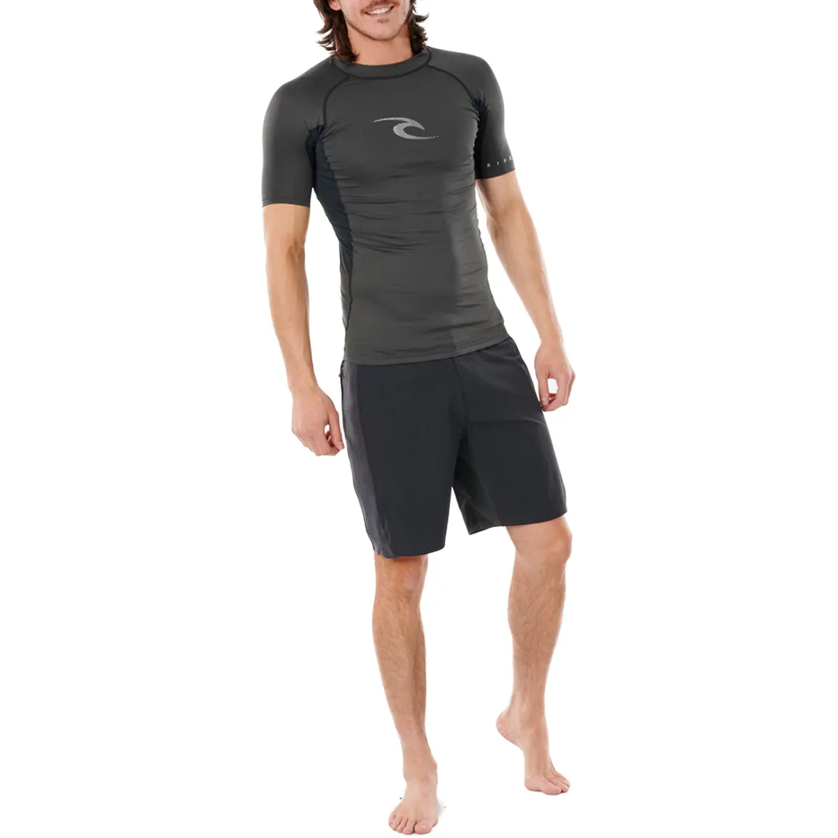 Rip Curl Waves Short Sleeve Rash Guard