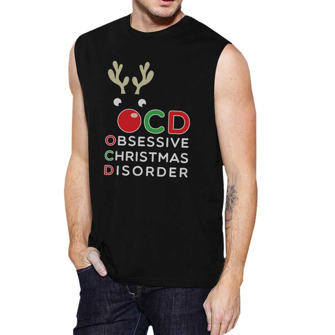 Rudolph OCD Mens Muscle Shirt