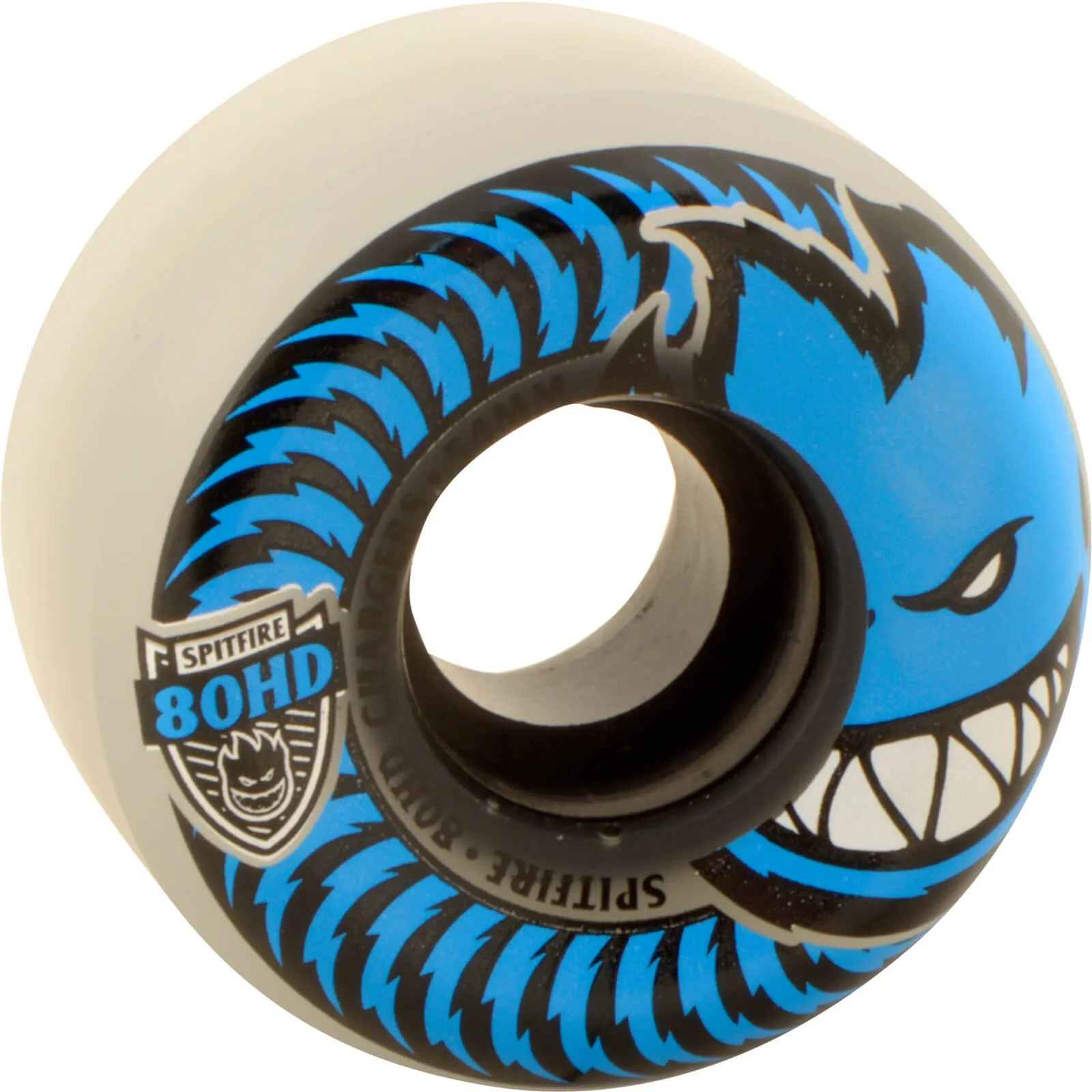 Spitfire Wheels 80HD Charger Conical 54mm - Clear/Blue (Set of 4)