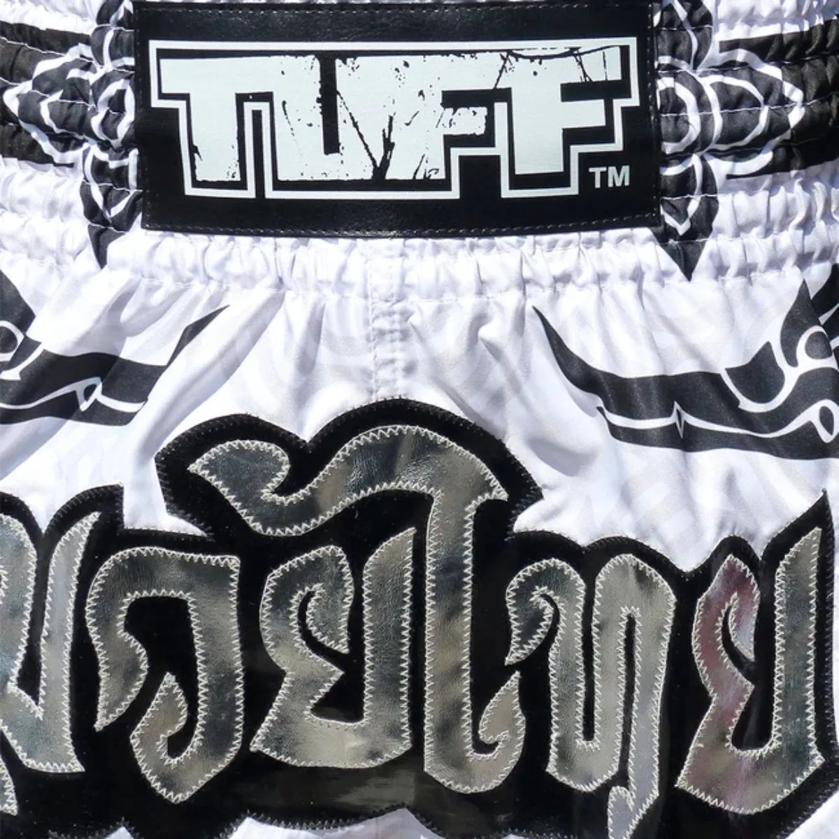 TUFF Sport MS631 The Great Hongsa Muay Thai Shorts White