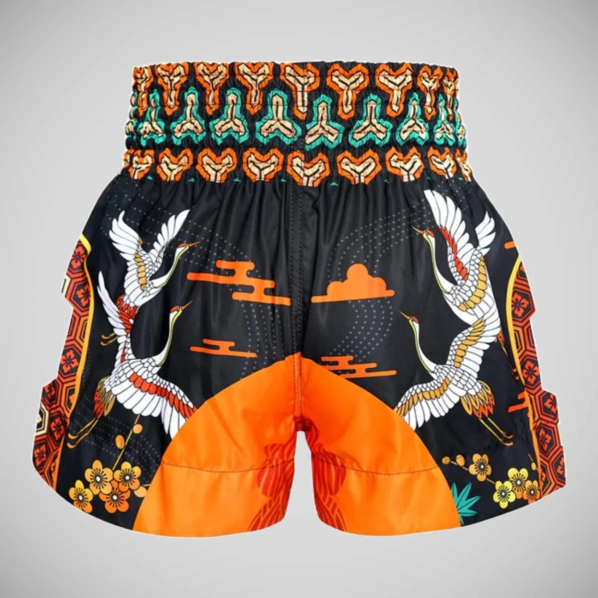 TUFF Sport MS652 Autumn Sunray Muay Thai Shorts Black